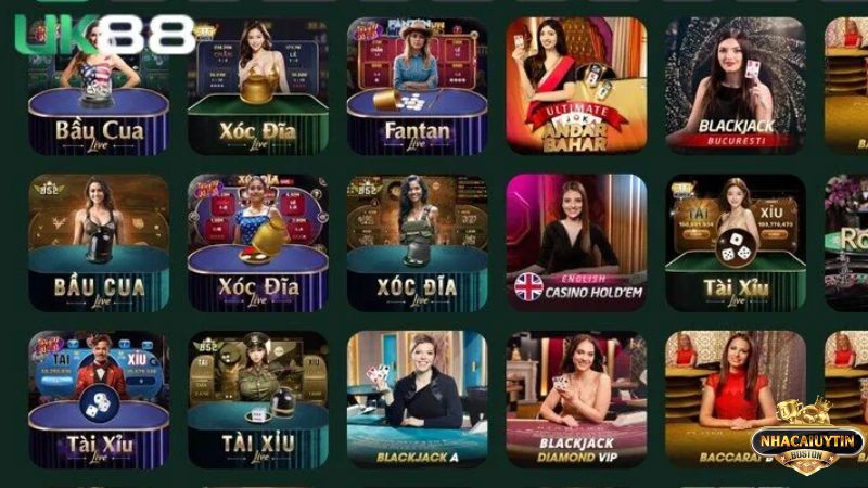 Top các trò chơi nổi bật tại nhà cái 