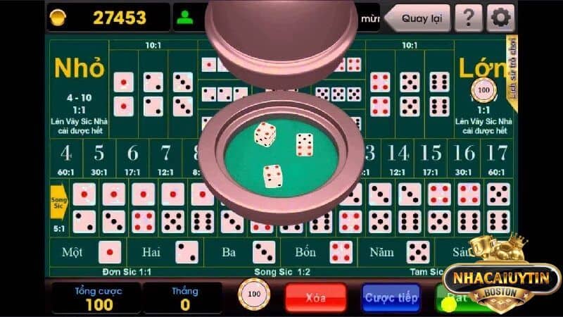 Tài xỉu có lối chơi đơn giản, tốc độ nhanh