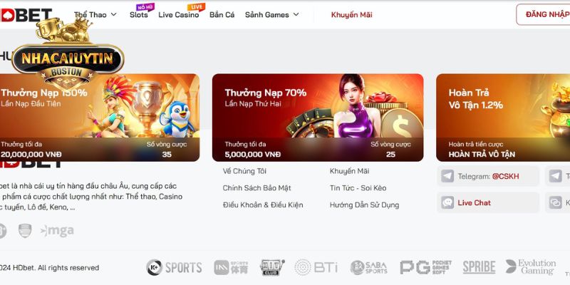 Ưu điểm của nhà cái