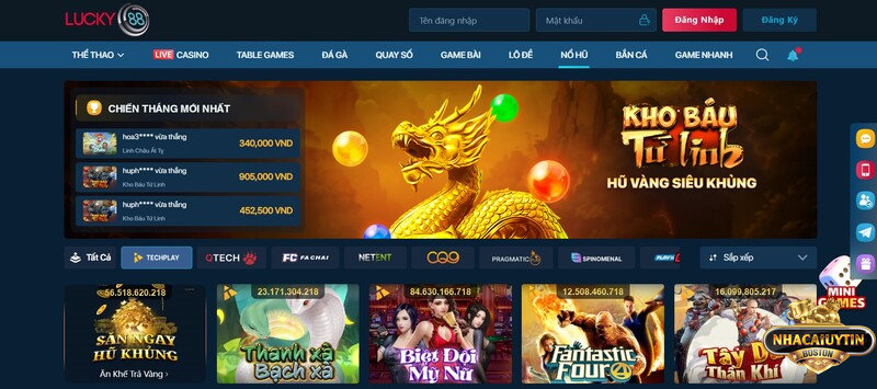 Nổ hũ Slot thu hút được đông đảo người chơi 