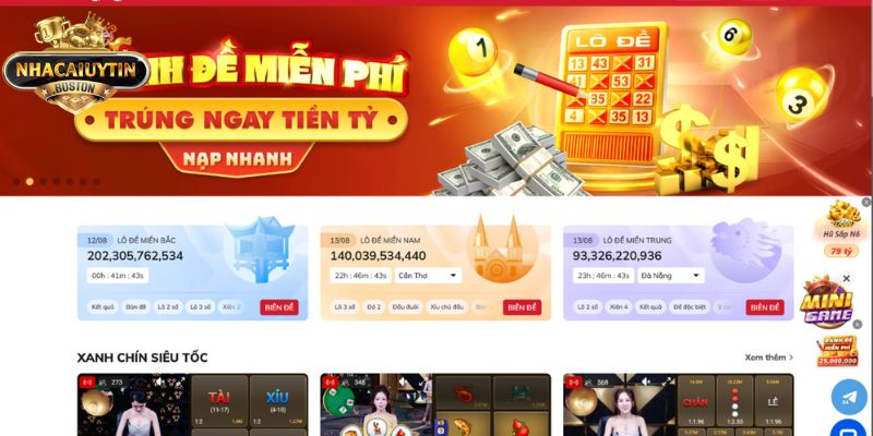 Nhà cái Lode88 có tỷ lệ trả thưởng cao
