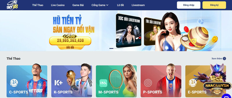 Đánh giá các ưu điểm vượt trội của nhà cái cá cược Sky88 